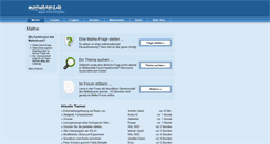 Desktop Screenshot of matheboard.de